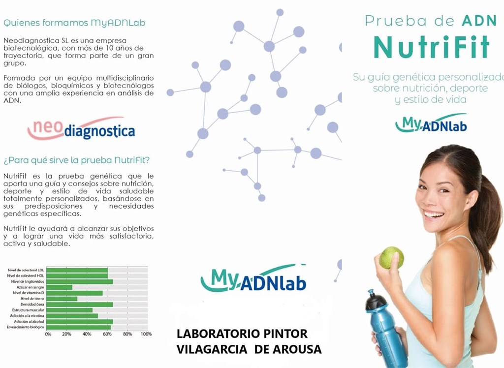 NUTRIFIT:  Tu guía genética personalizada sobre NUTRICIÓN, DEPORTE Y ESTILO DE VIDA.